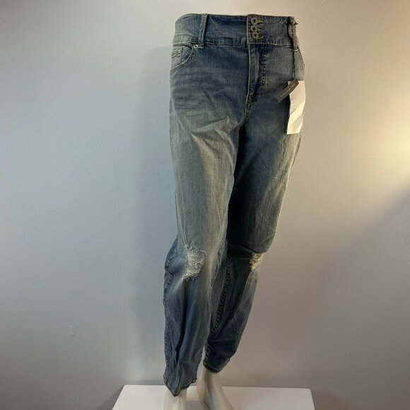 Torrid Women's Premium Stretch Ankle Light Wash Jeggings - Size 24R - NWT - Picture 3 of 6